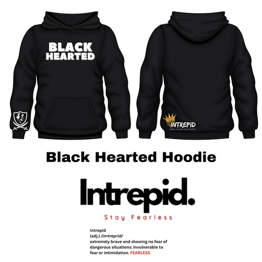 Black Hearted Hoodie